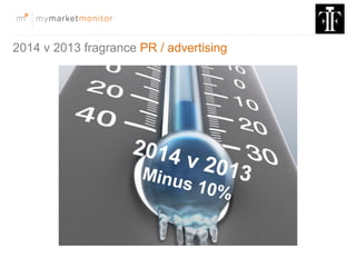 2014 v 2013 fragrance PR / advertising
 