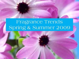 Fragrance Trends
Spring & Summer 2009
 
