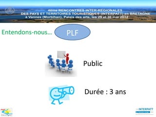 Entendons-nous…   PLF


                        Public


                        Durée : 3 ans
 