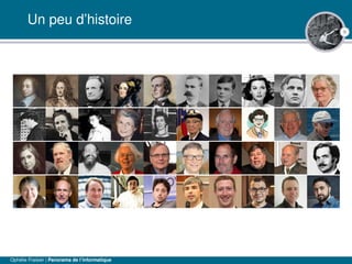 9
Un peu d’histoire
Ophélie Fraisier | Panorama de l’informatique
 