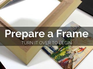 How To Frame Pastel Painting Panels