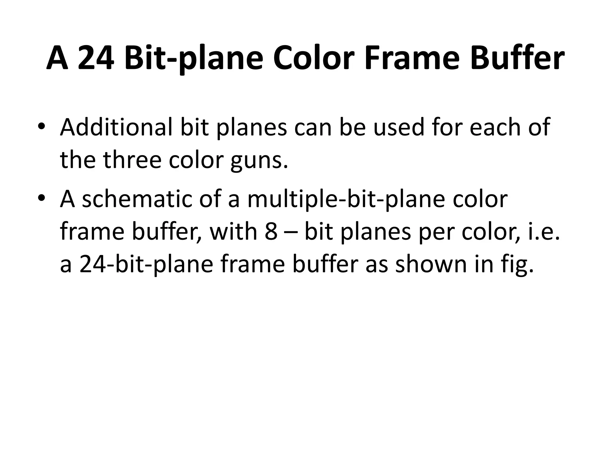 Frame buffer | PPTX | Computer Peripherals | Computing
