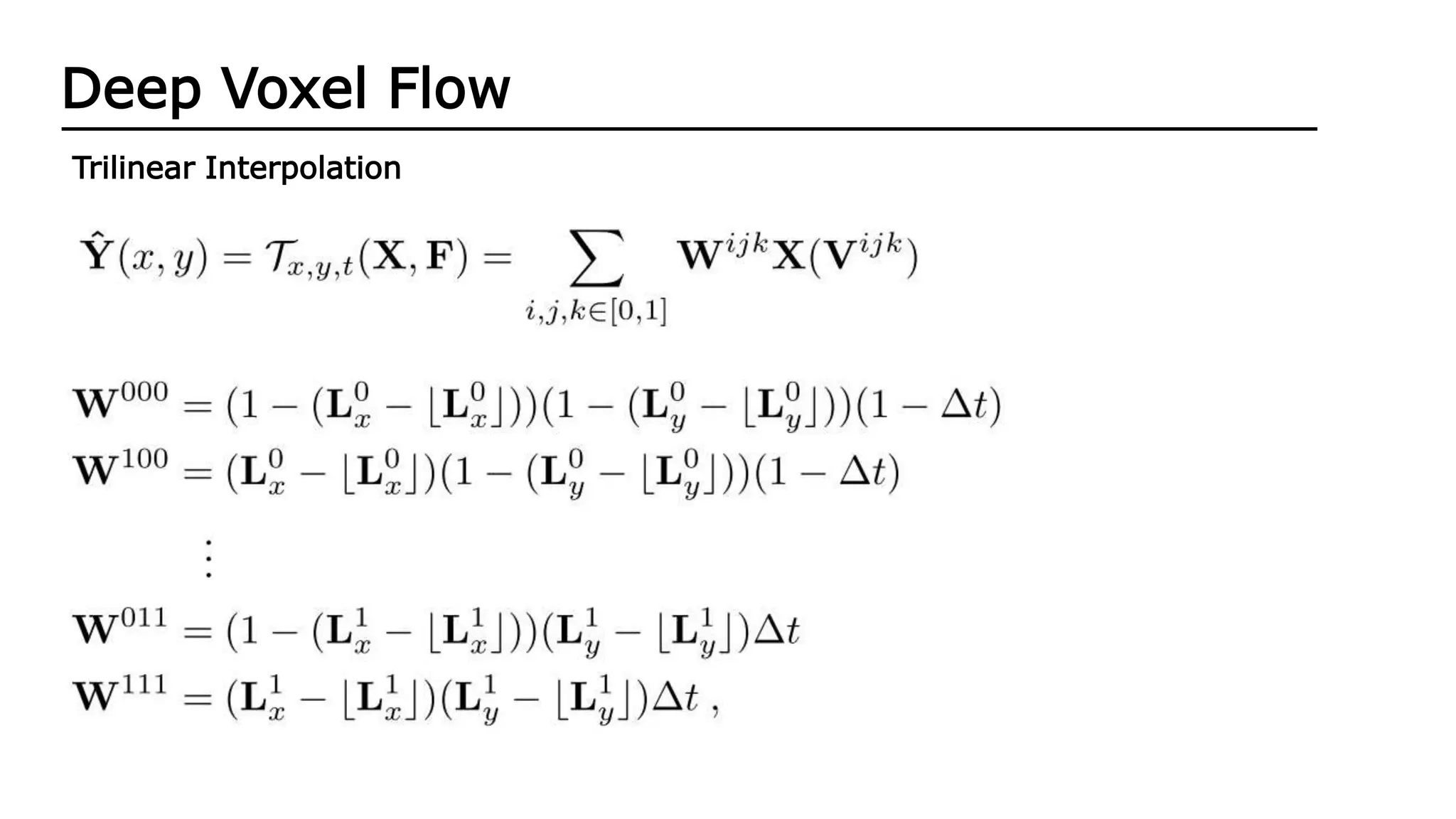 Latest Frame interpolation Algorithms | PPT