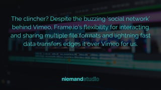 Frame io vs vimeo | PDF