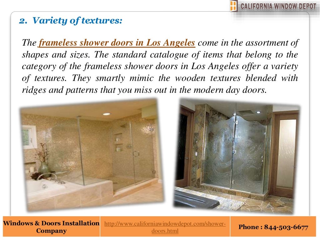 Frameless shower doors los angeles