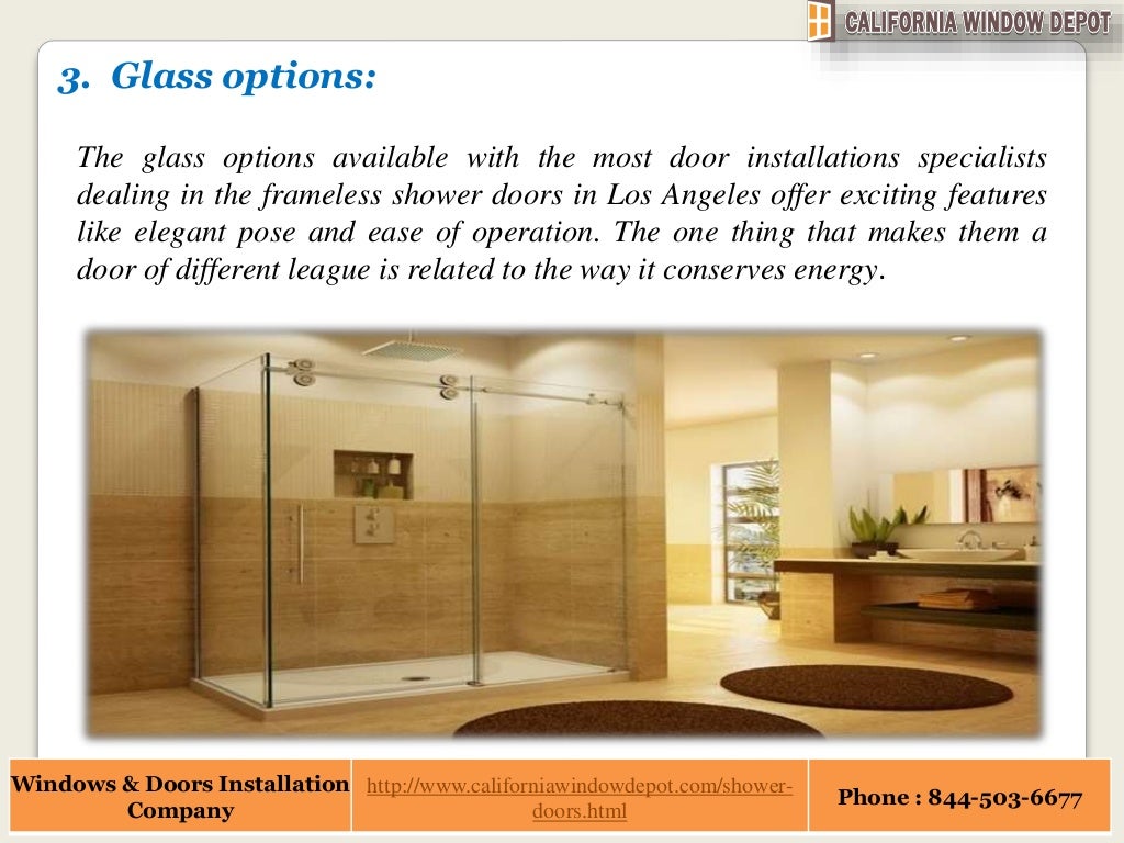 Frameless shower doors los angeles