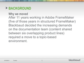 Framemaker Image Background FrameMaker to Flare | PPTX