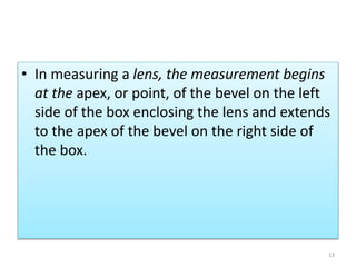 Frame measurement & marking | PPSX