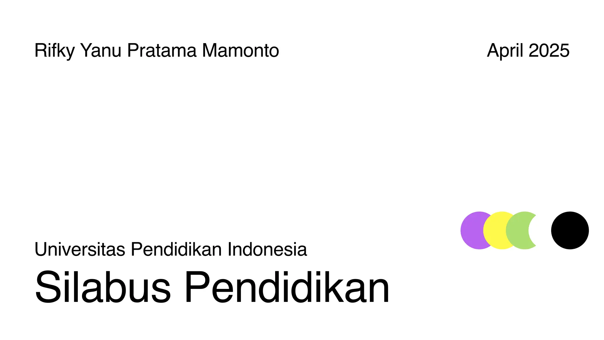Contoh Silabus pendidikan untuk mater UI/UX Design | PDF