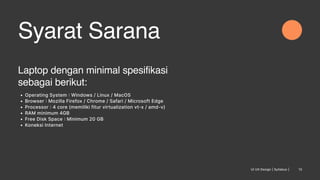 Contoh Silabus pendidikan untuk mater UI/UX Design | PDF