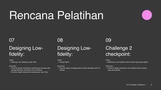Contoh Silabus pendidikan untuk mater UI/UX Design | PDF