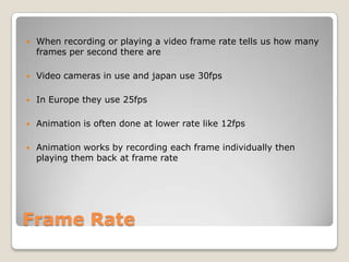 Frame rate powerpoint | PPTX