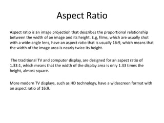 Frame rates & video formatting | PPTX