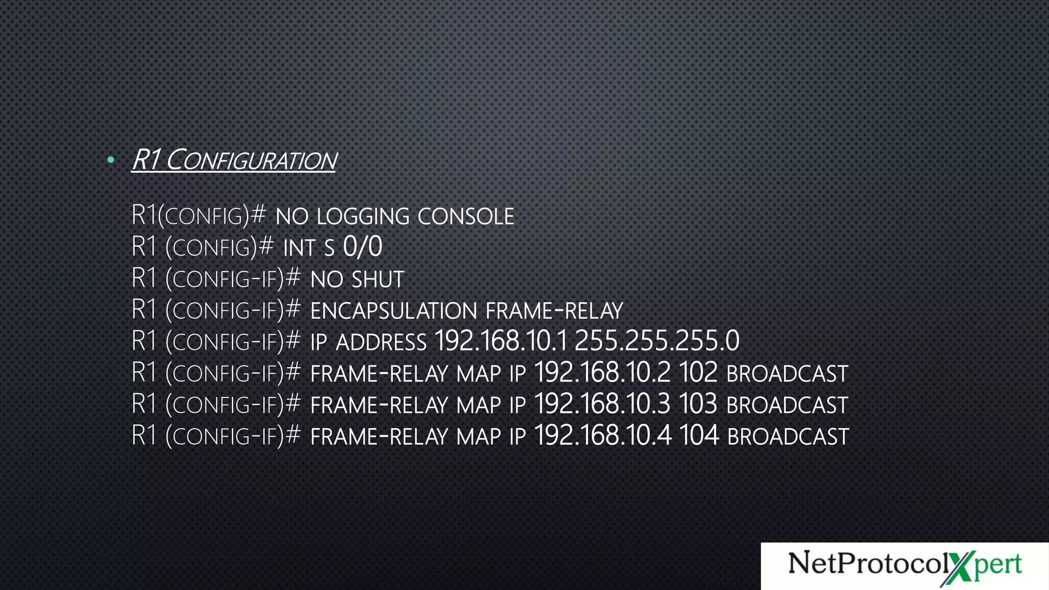 Frame Relay (Multipoint) | PPTX