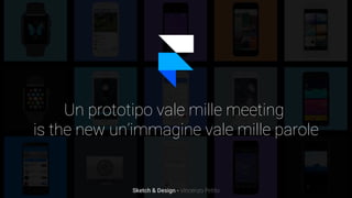 Un prototipo vale mille meeting
is the new un’immagine vale mille parole
Sketch & Design - Vincenzo Petito
 