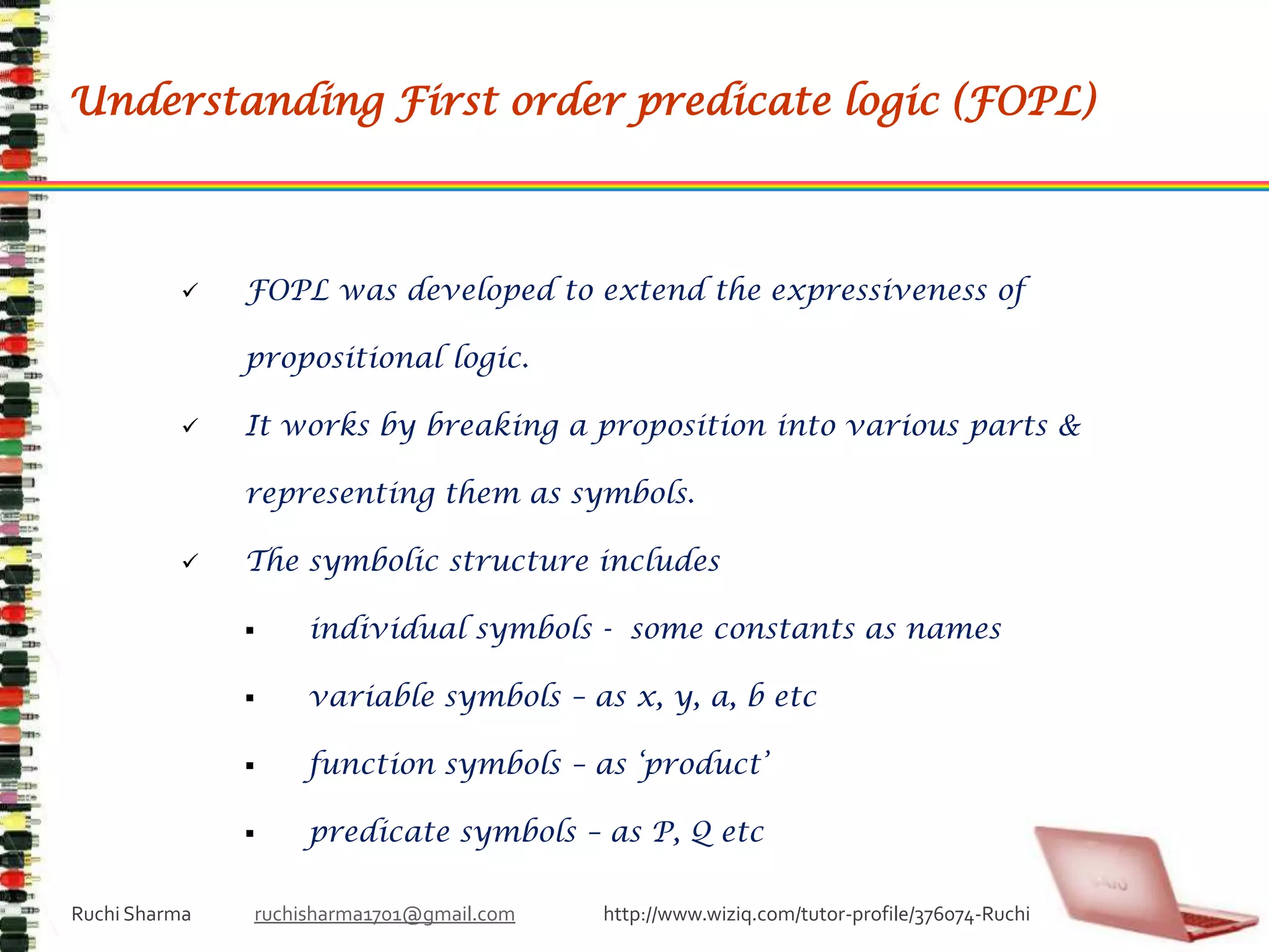 Quick Recall – AI  ConceptsArtificial Intelligence deals with creating computer systems that can simulate human intelligent behaviour in a particular domain