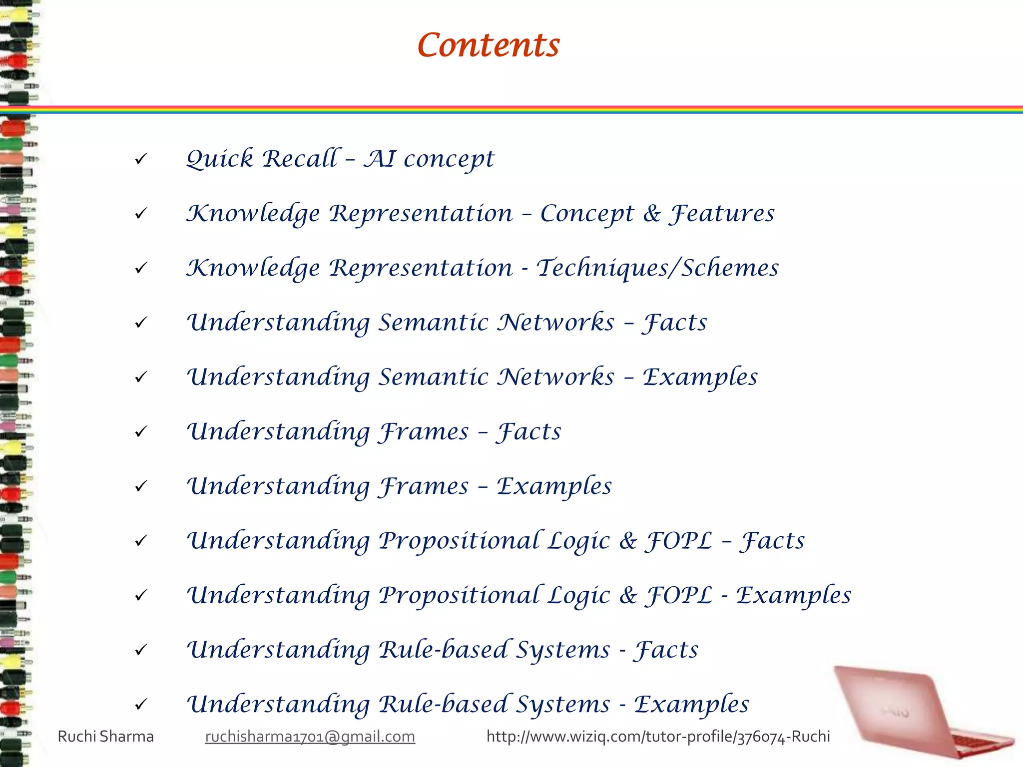 ContentsQuick Recall – AI concept
