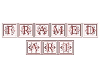 Featured Frame Selections