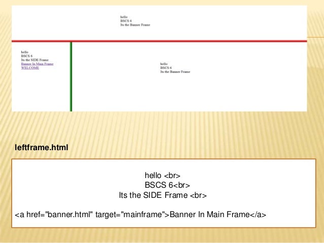 Html Frames