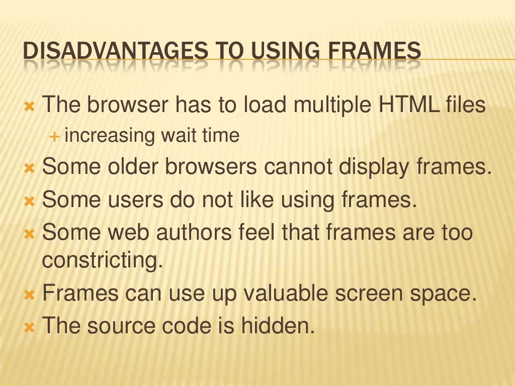 Html Frames