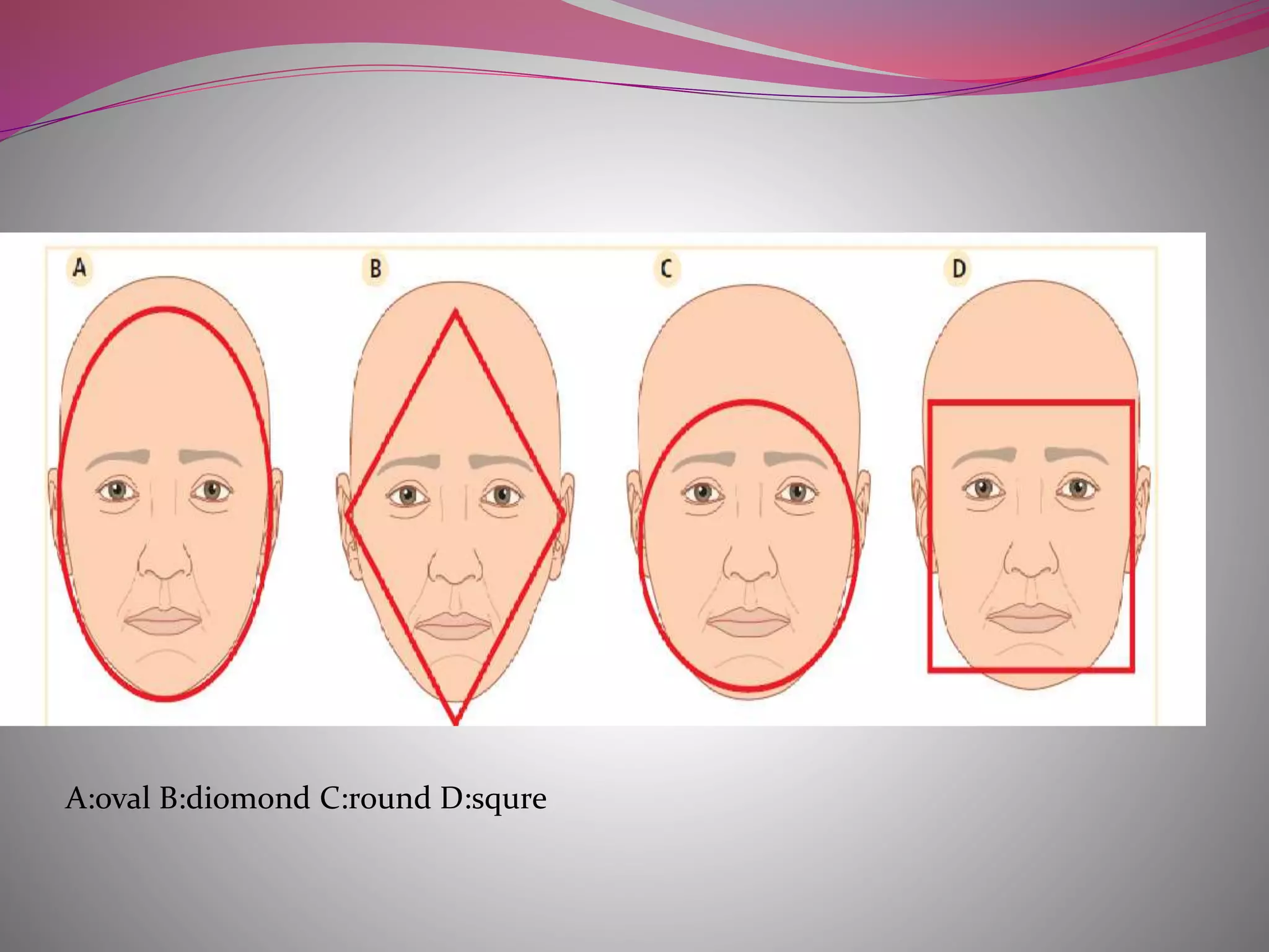 A:oval B:diomond C:round D:squre
 
