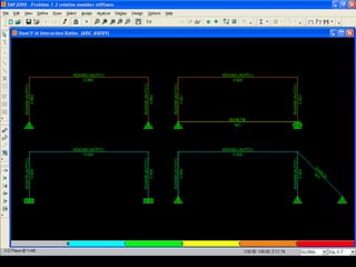 Frame Structures including sap2000 | PDF