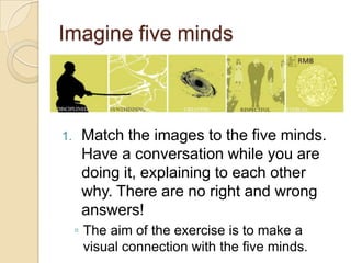 Playing with the five mindsImages * Descriptions * Keywords