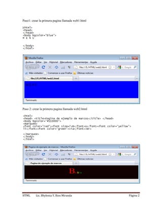 Frames y formularios en html | PDF