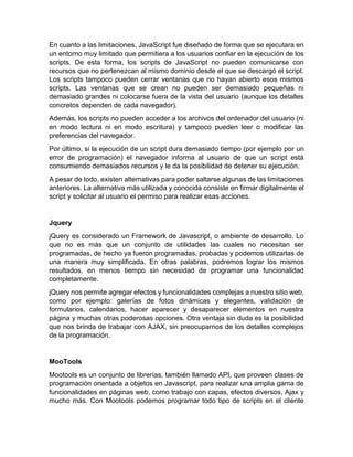 Mucho Script Framework de programacion de paginas web | PDF