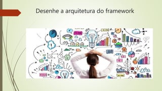 Desenhe a arquitetura do framework
 