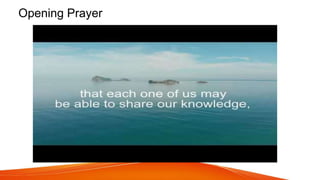 Opening Prayer
 