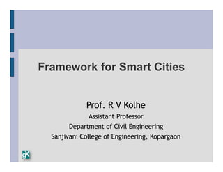 Framework for Smart City | PPTX