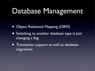 Framework Presentation