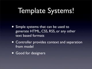 Framework Presentation