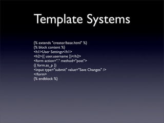 Framework Presentation