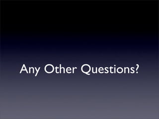 Framework Presentation