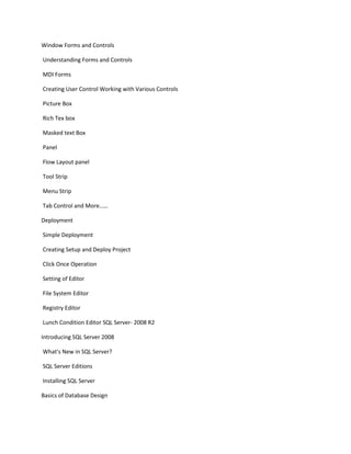 Framework 4 | DOCX