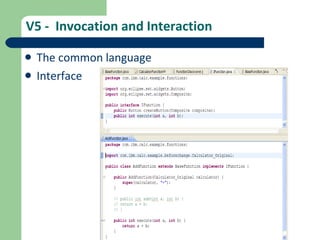 V5 -  Invocation and Interaction The common language Interface 