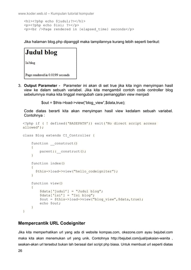 Framework codeigniter 2 | PDF