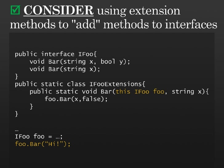 Framework Design Guidelines