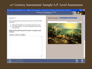 21st CeMntuYryT AHsseSss:m Benrt:u Seamgphlee Al.P P. Laevienl Atisnsegssment 
