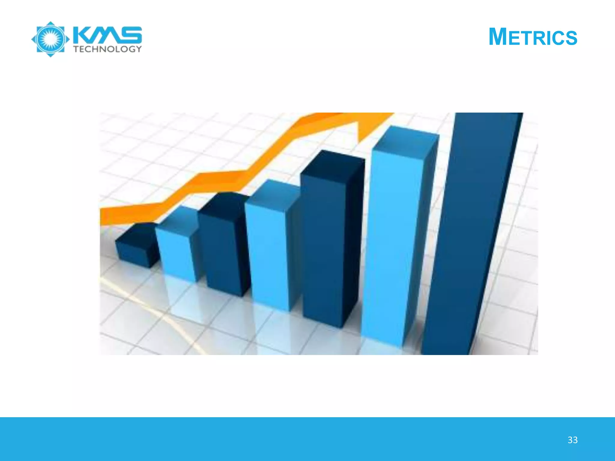 METRICS – QUALITY
33
 Metrics for Quality
 Defect Escape
 % Automation Coverage Per Sites/Features
 Defect Found by Automation
 Defect Rate (Compare with Manual)
 …….
 