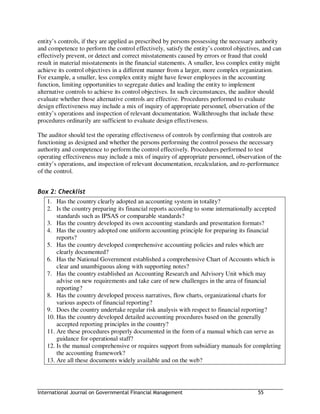 Framework For Evaluating Internal Controls Over Financial Reporting In ...