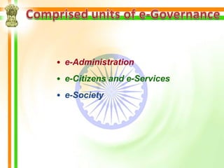 • e-Administration
• e-Citizens and e-Services
• e-Society
 