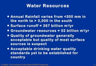 Rmwb Rwss Program Framework for the rural water supply and sanitation program in nigeria ...