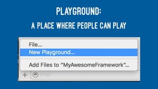 PLAYGROUND:
A PLACE WHERE PEOPLE CAN PLAY
 
