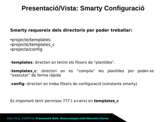 Framework Llibreries Lliures