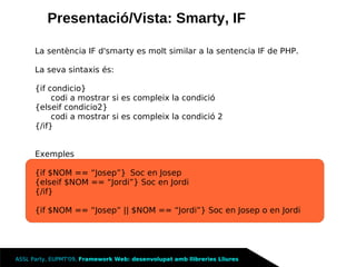 Framework Llibreries Lliures