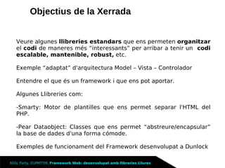 Framework Llibreries Lliures