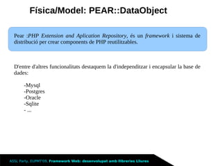 Framework Llibreries Lliures